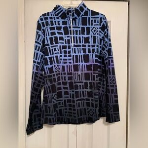 IBKUL long sleeve mesh top